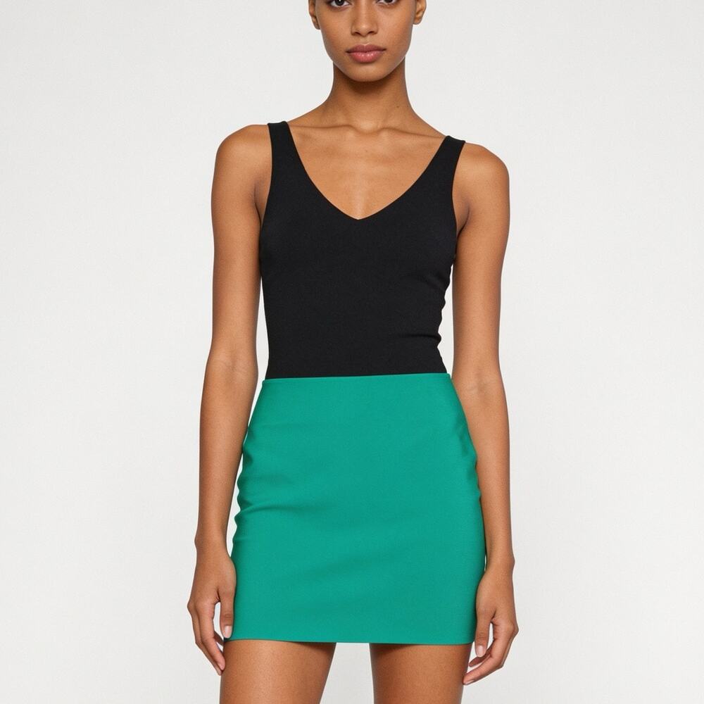 Wow Couture Teal Green Bandage Pencil Skirt Small